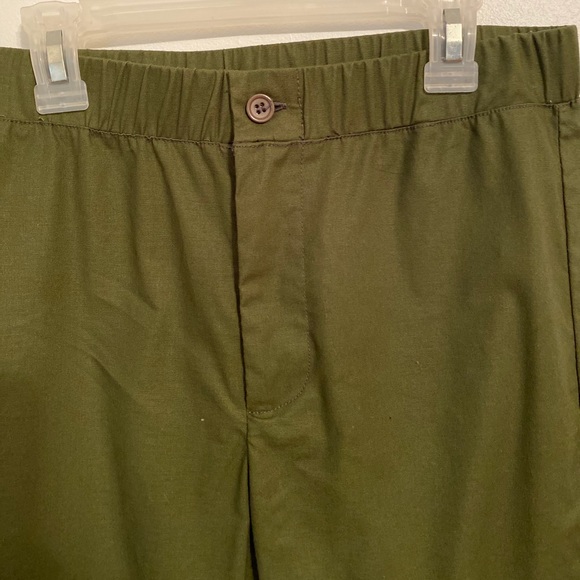 Sky and Sparrow Pants - Olive Green Woven Trousers